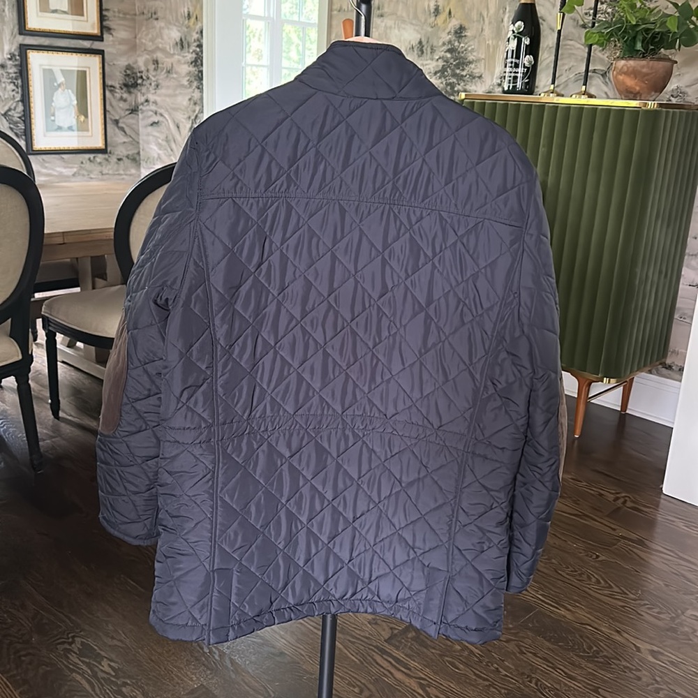 Men’s Navy Quilted Jacket Gem